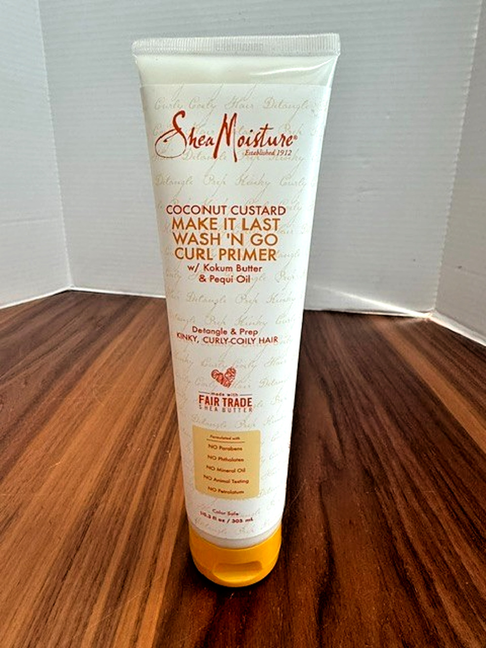 Shea Moisture Coconut Custard Make It Last Wash N Go Curl Primer 10.3 fl New